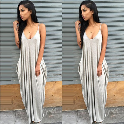 Women Summer Dress Casual Long Dresses Plus Size