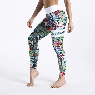 Ladies Fitness Pants Printed Slim Yoga Sweatpants