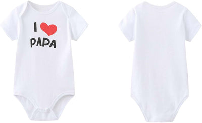 Baby Bodysuit Short Sleeve One-Piece Newborn Baby Clothes for Baby Boy and Girls