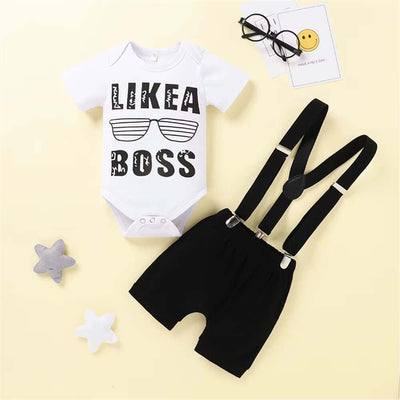 My First Birthday Boys Outfits for Baby Summer Newborn Clothes Baby Boy Sets Party Cake Smash Outfits for Kids Boy Suits