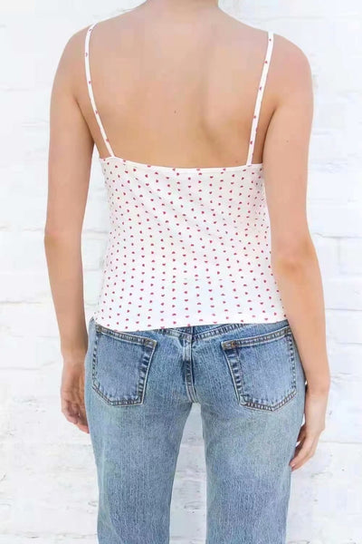 Ladies Simple Summer Love Printed Camisole
