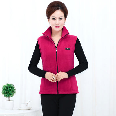 Coral Fleece Waistcoat Ladies Plush Vest