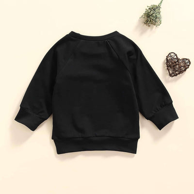 Kids Infant Baby Boy Girls Clothes Babe Letter Printed Long Sleeve Pullover Sweatshirt Shirt Sweater Tops