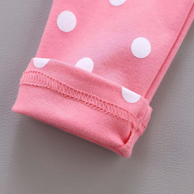 Baby Girl Clothes, 3 Pieces Long Sleeved Cute Toddler Infant Outfits Kids Tops and Pants Set