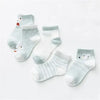 5Pairs/lot 0-24M Infant Baby Socks Baby Socks for Boys Girls Cotton Mesh Newborn Toddler First Walkers Baby Clothes Accessories