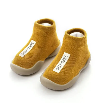 Meckior Baby First Socks Shoes Toddler Walker Infant Boys Girls Rubber Soft Sole Floor Barefoot Baby Casual Shoes Knit Booties