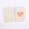 Baby knee pads with koala design, non-slip crawling cushion for toddlers, cotton leg warmers for boys and girls.