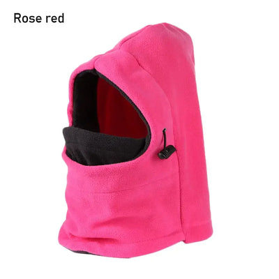 1pc Thermal Neck Warm Full Face Ski Mask Hood Cap Kids Winter Fleece Balaclava Hat Boys Girls Children Cap