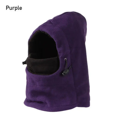 1pc Thermal Neck Warm Full Face Ski Mask Hood Cap Kids Winter Fleece Balaclava Hat Boys Girls Children Cap