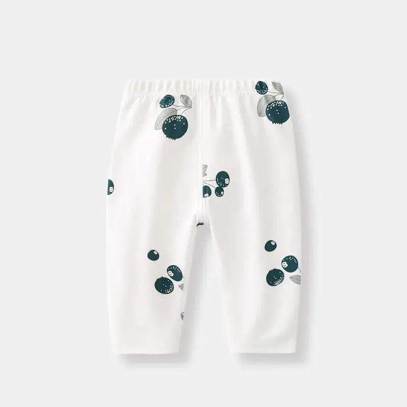 INS Spring trousers Autumn Kids Organic Cotton Baby Girls Pants Children Boys Wear Leggings Infant Long Pants