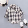 DIIMUU Spring Autumn Kids Baby Boys Cotton Clothes Shirt Toddler Girls Tee Clothing Children Wears Infant Blouse 1 2 3 4 5 Years