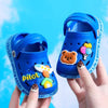 Summer Kids Sandals Hole Children's Shoes Slippers Soft Anti-Skid Cartoon DIY Design Hole Baby Shoes Sandy Beach For Boys Girls