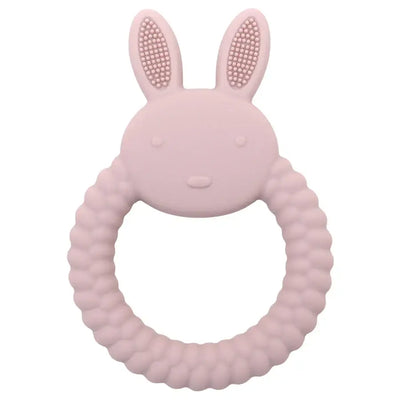 1Pcs Baby Teether Silicone Toy BPA Free Cartoon Rabbit Nursing Teething Gifts Baby Health Molar Chewing Newborn Accessories Toy