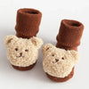 Baby Socks Cotton Thick Warm Cozy Cute Cartoon Bear Infant Girls Boys Non-Slip Floor Socks