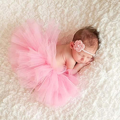 Infant Tutus, Tutu Skirt for Baby Girls, Toddler Tulle Dress Skirt 5 Layers Soft for Babies First Birthday